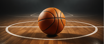 Illustration af basketballkupon